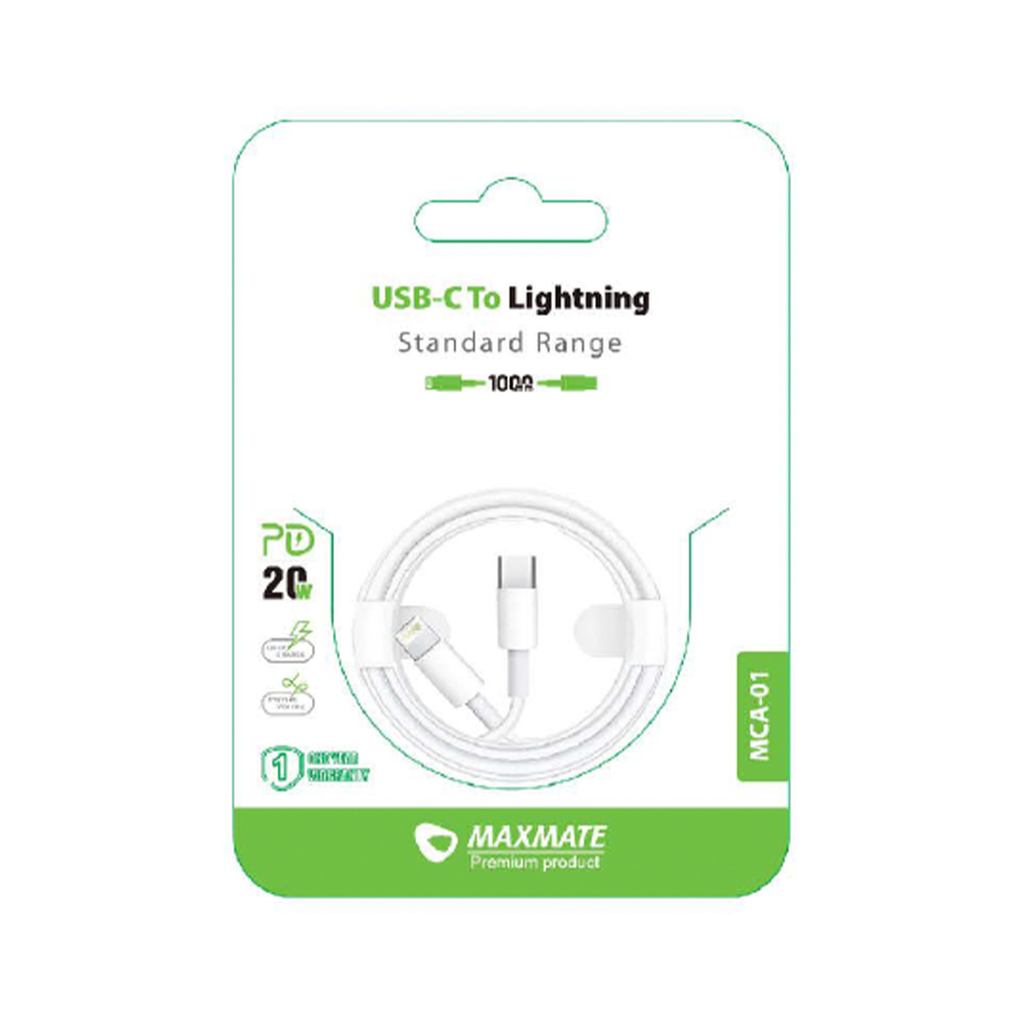MCA01 USB-C to Lightning Standard Cable 1M
