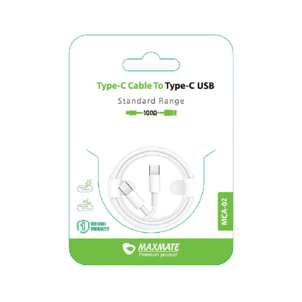 MCA02 USB-C to USB-C Standard Cable 1M