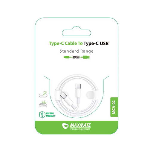 MCA02 USB-C to USB-C Standard Cable 1M