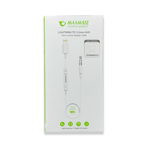MA04 Lightning to Aux Wire Control Adapter Bluetooth 